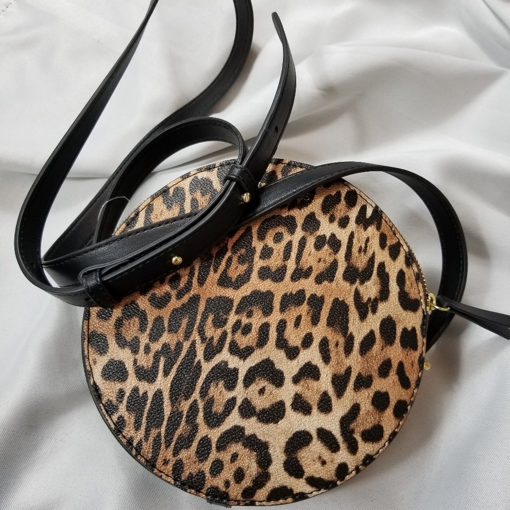 NINE WEST BNWT Leopard Shoulder/Crossbody Bag - Picture 8 of 8